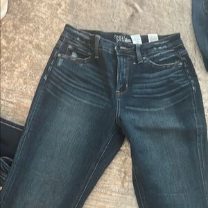 Time and Tru High Rise Blue Jeans